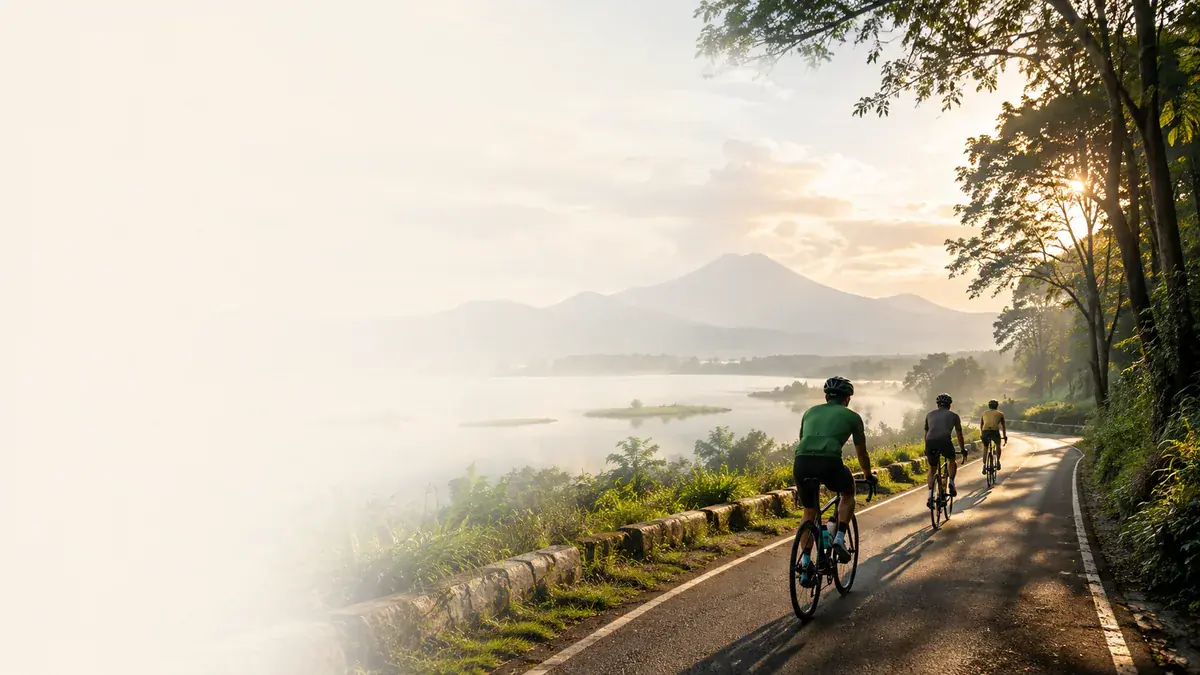 Ilustrasi visual paket Tour Sepeda Rawapening 3 Hari